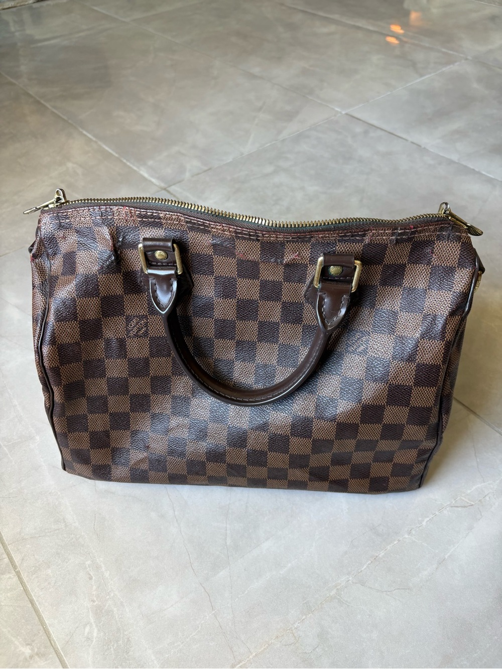 Louis Vuitton Speedy 30 Bandoulière Damier Ebene Handbag – Classic LV